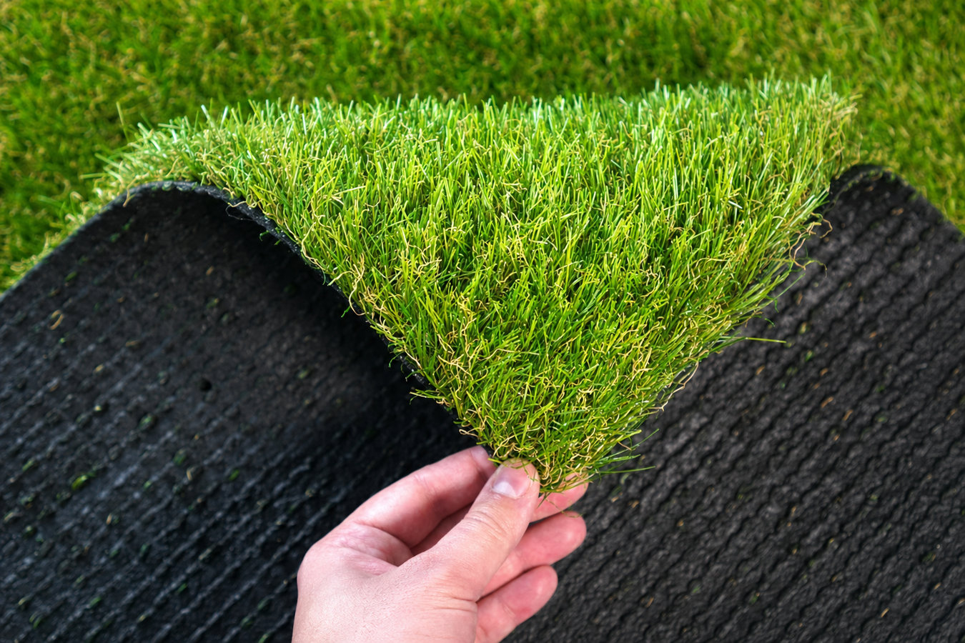 Artificial turf installation in Manteca, CA