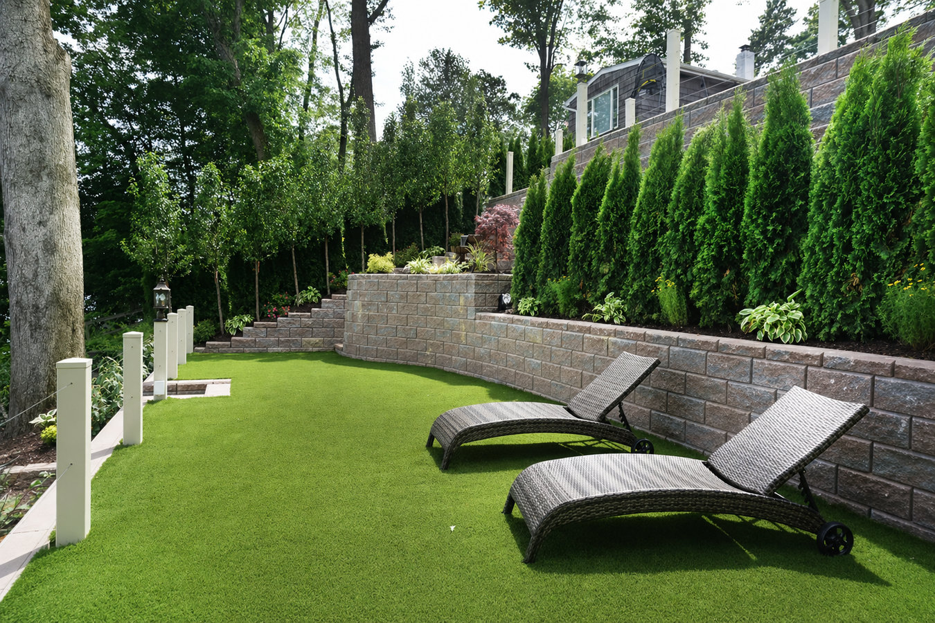 Residential turf installation in Manteca, CA